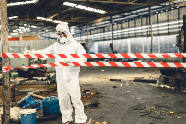 Professional Odor Removal technician working in Warren, AR